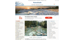 Desktop Screenshot of pamukkale.net